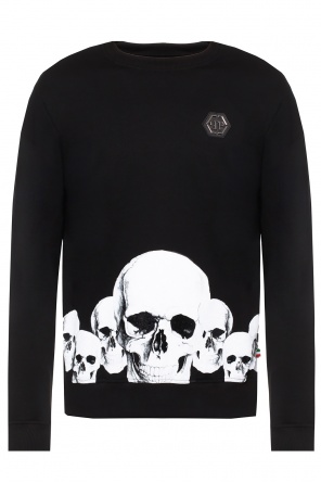 Skull motif sweatshirt, zdjęcie 1 Skull motif sweatshirt od Philipp Plein